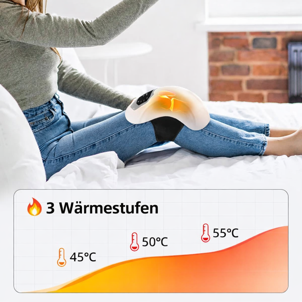 Sanfte Knie-Massage für Zuhause