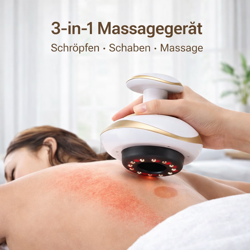 Schöpfmassagegerät mit Wärme Funktion