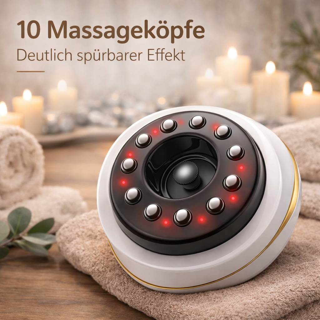 Schöpfmassagegerät mit Wärme Funktion