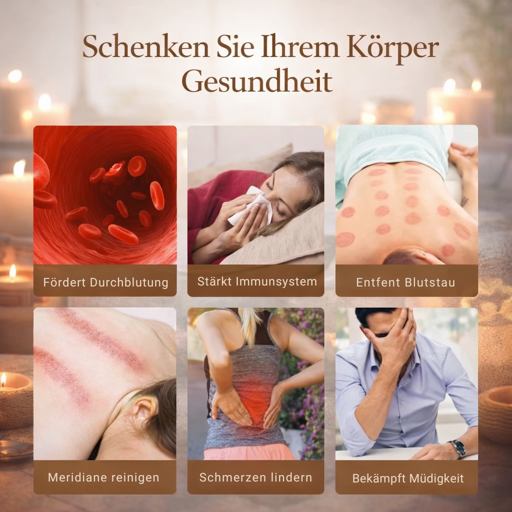 Schöpfmassagegerät mit Wärme Funktion