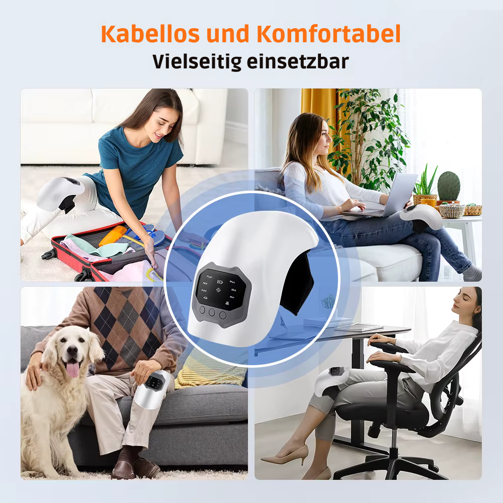 Sanfte Knie-Massage für Zuhause